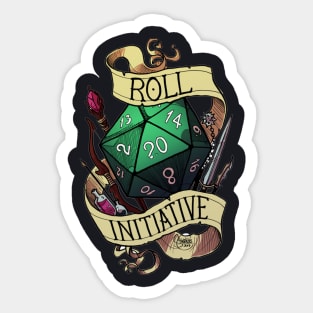 Roll Initiative Sticker